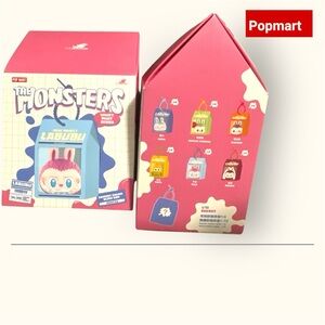 Popmart The Monsters Labubu Action Figure - Pink and Blue